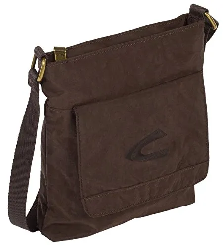 camel active Journey Herren Umhängetasche - Messenger-Bag aus robustem Nylon, ideal für Entdecker. Mit praktischen Fächern und verstellbarem Schulterriemen für individuellen Komfort.
