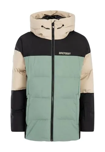 PROTEST PRTJustin Jr Funktionsjacke - Funktionsjacke für Kinder, 10K wasserabweisend & atmungsaktiv, ideal für Abenteuer im Schnee mit praktischen Features wie Liftpass-Tasche und Taillengamasche.