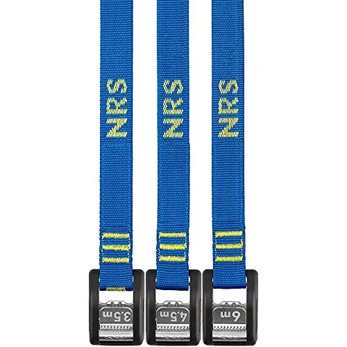 NRS Buckle Spanngurt mit Gummischutz 450 cm in blau von NRS