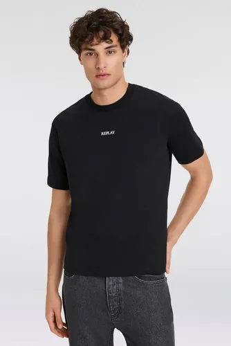Replay Herren Basic T-Shirt Rundhals Kurzarm von Replay