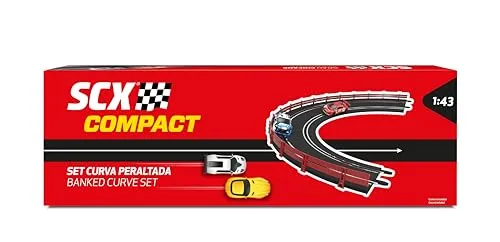 Scalextric Zubehör und Erweiterungen für Rennstrecken Compact Maßstab 1:43 (Set Kurve Perlée)