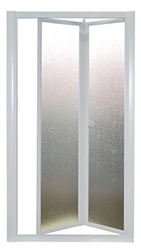Nischendusche Domino 90-95 cm - Hochwertige Duschtür mit leichtgängigem Schiebesystem, verstellbar um bis zu 5 cm. Ideal für moderne Badezimmer, komplett vormontiert und aus robustem Acryl-Glas.