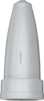 Merten 173763 PVC-SCHUKO-Kupplung, 16 A, 250 V, IP20, grau
