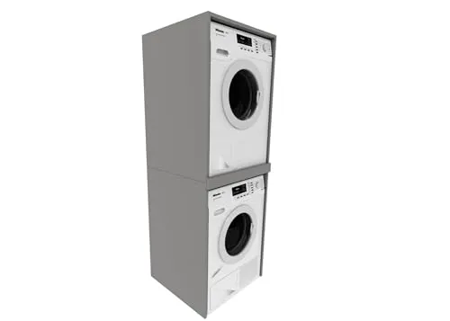 CraftPAK Waschmaschinenschrank geeignet für Waschmaschine & Wäschetrockner | Waschturm| Schrank Waschmaschine für Waschküche