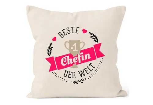 MoonWorks Dekokissen Kissenbezug {bester_t_[object Object]} [object Object] der Welt Geschenk für [object Object] Baumwolle MoonWorks®