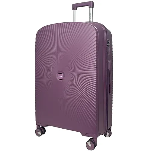 MY TRAVEL BAG Hartschalen-Koffer 77cm – Lila Trolley mit 360° Rollen - Robuster Koffer aus leichtem Polypropylen mit optimalem Schutz für Ihr Gepäck. Ideal für Vielflieger, mit ergonomischem Teleskopgriff und TSA-Sicherheits-Zahlenschloss für sorgenfreies Reisen.