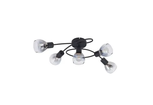 Lindby Pendura 5 Deckenleuchte Schwarz - Moderne Pendura 5 Deckenleuchte in elegantem Schwarz, ideal für stimmungsvolle Beleuchtung in Wohnräumen.