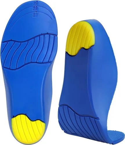 COOL-i ® Einlegesohlen Orthopädische Einlegesohlen mit 3D-Fußgewölbestütze, zuschneidbar – bei Plattfuß, Fersensporn & Plantarfasziitis