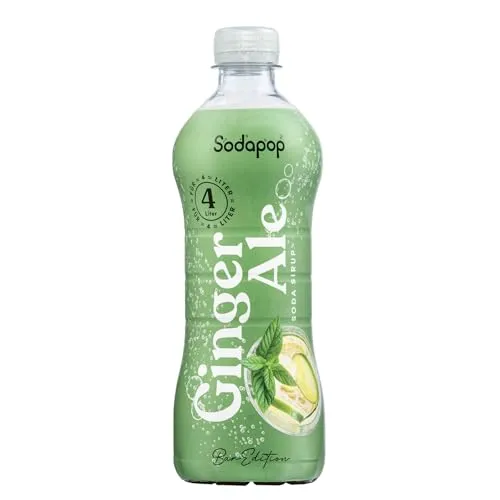 Sodapop Sirup Ginger Ale, Bar Edition, zuckerreduziert, kalorienarm, 500ml