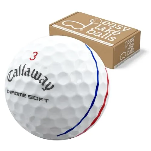 Chrome Soft Triple Track Lakeballs 50 Stück