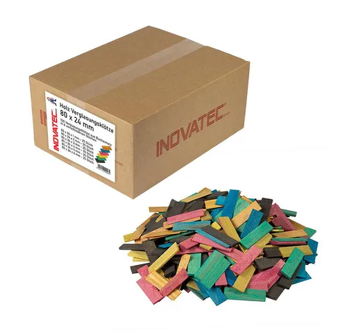 Inovatec Unterlegplatte INOVATEC Holz Verglasungsklötze 80 x 24, 150-St.