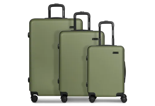 Smartbox Trolleyset Edition 05 – 3-teiliges Kofferset mit 4 Rollen - Koffer aus robustem ABS mit integriertem Zahlenschloss für maximale Sicherheit. Ideal für Reisen mit optimalem Komfort durch arretierbaren Griff und Wäschefach.