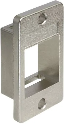 Delock 86213 Keystone-Halterung Zink-Grau