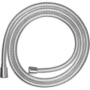 hansgrohe Sensoflex Metallduschschlauch 2,00m - Chrom, knickgeschützt und langlebig durch hochwertige Metall- und Kunststoffhülle