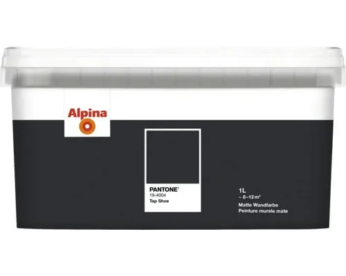 Produktbild Alpina Wandfarbe Pantone 19-4004 talpina shoe 1l
