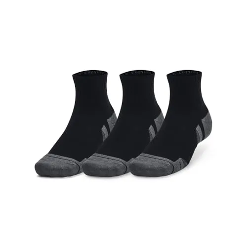 Under Armour Unisex UA Performance Cotton 3p Qtr Socks