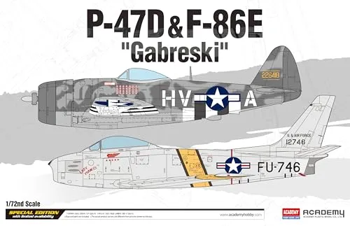 Academy 492530 1/72 P-47D & F-86E Gabreski