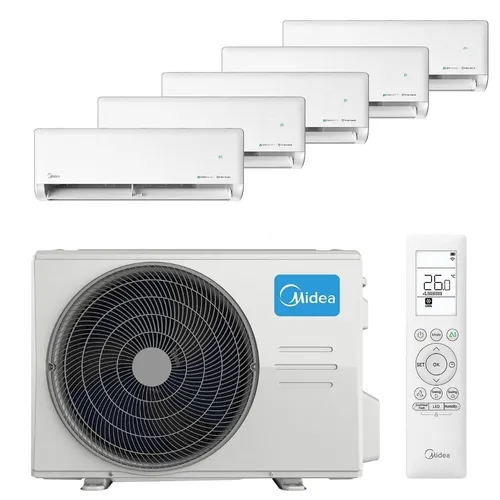 Midea Multi Split Klimaanlage 12,31 kW mit 5 Inneneinheiten