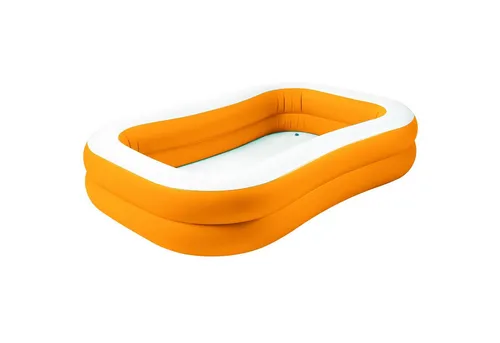 Mandarin Swim Center Family Pool - Aufblasbarer Family-Pool für Kinder ab 3 Jahren, stabil dank Zwei-Ring-Struktur und ideal für den Sommer mit 600 Liter Wasserkapazität.