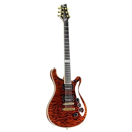 Fame Forum Custom Quilted Maple Top Transparent Brown
