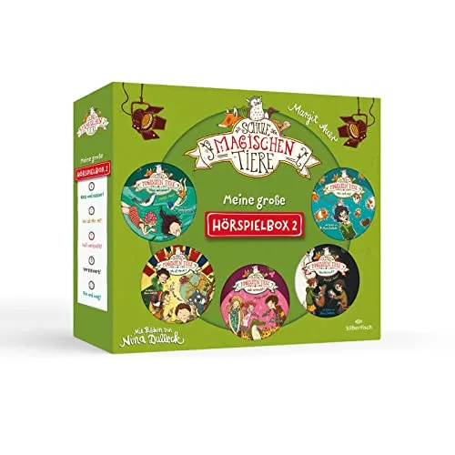 Die Schule der magischen Tiere - Hörspiele: Meine große Hörspielbox 2 - Hörbücher mit 5 spannenden CDs, die die Abenteuer der magischen Tiere lebendig machen – ideal für Kinder und Hörspiel-Fans!