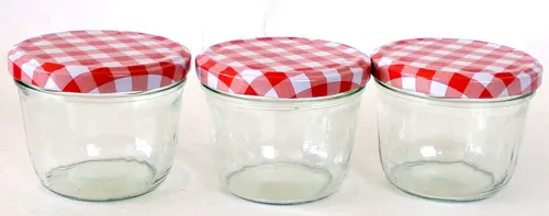 Einmachgläser mit Schraubdeckel – Vorratsgläser, Marmeladengläser,230 ml