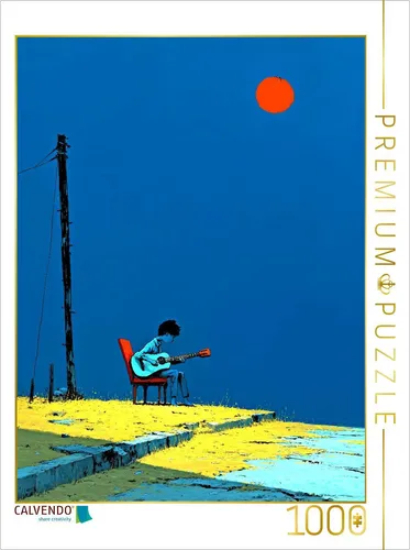 CALVENDO Puzzle Nachtblues | 1000 Teile Lege-Größe 64x48cm Foto-Puzzle für glückliche Stunden