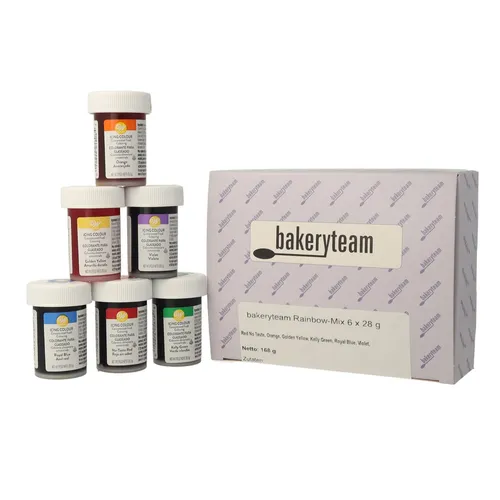 Wilton Glasurfarben Rainbow-Mix 6 x 28 g