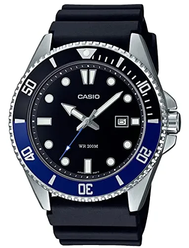 Casio Lässige Uhr MDV-107-1A2VEF in blau von CASIO