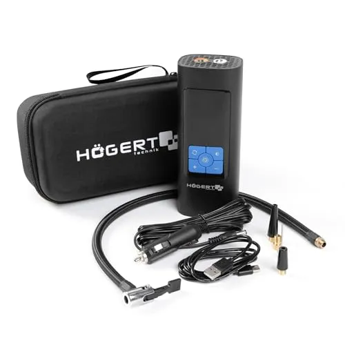 HÖGERT TECHNIK Tragbare Akku Elektrische Luftpumpe 145PSI