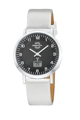MASTER TIME Quarzuhr MTLA-10813-22L Funk Advanced Series - Armbanduhren mit Funktechnologie, Ewiger Kalender und klassischem Design, ideal für stilbewusste Damen.