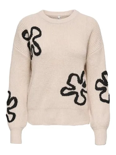 Onldaisy Ls Stitch O-Neck KNT