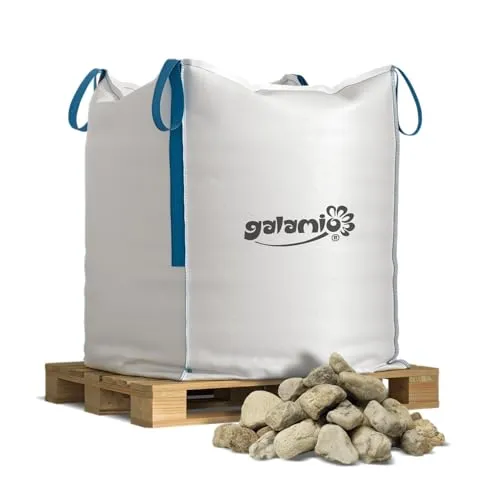GALAMIO Zierkies Buntkies 16-32 mm - Kies für Gartenlandschaften, witterungsbeständig und ideal zur Unkrautminimierung sowie zur Bodenfeuchtespeicherung.