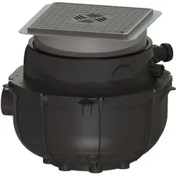 Kessel Aqualift S Hebeanlage Compact Mono Gtf 1200 Resistant, Bodenplatte Schwarz