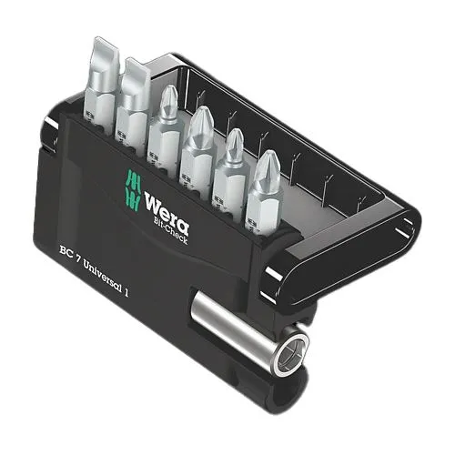Bit-Set Wera Bit-Set 6St Magnethalter 2xPH 2xPZ 2xSchlitz Mit Magnethalter