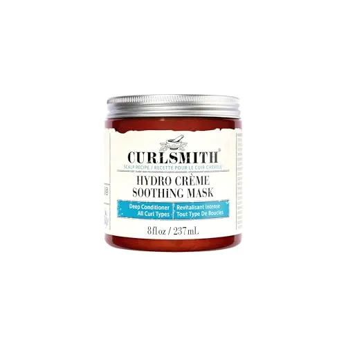 Curlsmith Hydro Crème Soothing Mask 237 ml - CURLSMITH Haarpflege für lockige Haare, mit Hyaluronsäure für intensive Feuchtigkeit und geschmeidigen Glanz. Ideal für natürliche Locken, vegan und tierversuchsfrei.