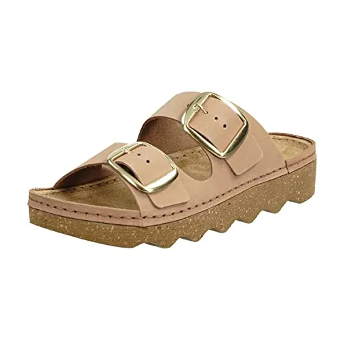 Rohde FOGGIA-D Damen, Frauen, Pantoletten, Slipper,Slides,Sandalen,Sommerschuhe,Freizeitschuhe,Sandalen,Freizeitschuhe,Slides,NUSS,41 EU