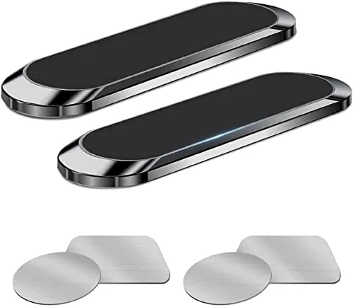 YGKJ Handyhalter fürs Auto Magnet, Kfz Handy Halterung, Multifunction Streifen Auto Handyhalterung Kompatibel mit iPhone 12 11 Pro Xs Max XR X 8 Plus 7 Plus, Galaxy S10+/ S9+ and More (2 Stück)