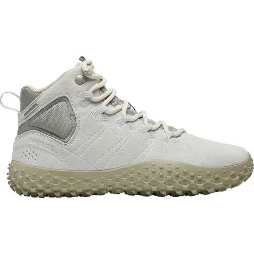 Merrell Wrapt Mid WP Women UK 5 - Hellgrau Angelite - Wasserdichte Wanderschuhe mit natürlicher Barfußposition und Quantum Grip™ Sohle für optimalen Halt und Schutz auf jedem Terrain.