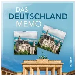 Das Deutschland-Memo - Memo-Spiel mit 40 Spielkarten, das die schönsten Wahrzeichen und Naturwunder Deutschlands zeigt – ideal für Familien und Freunde!