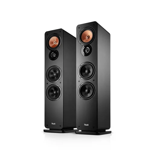 Teufel ULTIMA 40 Wireless Lautsprecher (120 W) - Lautsprecher mit beeindruckendem Stereo-Sound für Räume bis 35 m², legendärer Teufel Bass für Filme, Musik und Games, modernes Design aus FSC-zertifiziertem Holz.