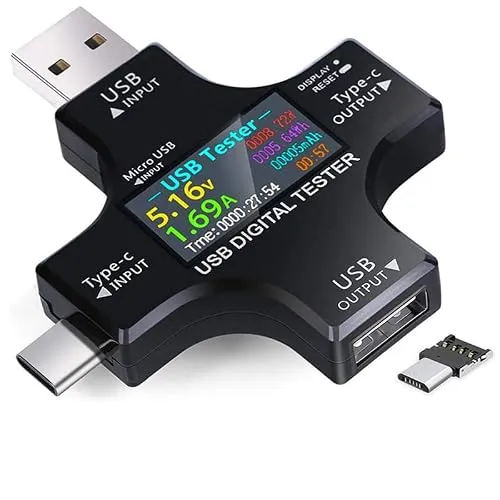 2-in-1 USB Tester Messgerät