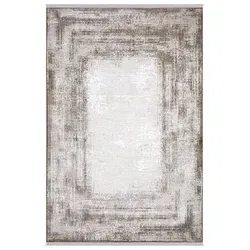 Produktbild Mozato Teppich Tokyo, rechteck, Höhe: 10 mm, Hoch-Tief Effekt beige|braun 80 cm x 300 cm x 10 mm