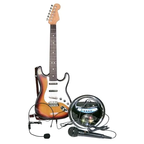 RockMaster Elektronische Gitarre mit drahtlosem Verstärker B-Ware - Sonstige, ideal für junge Rockmusiker mit 6 Saiten und kabellosem Sound für grenzenlosen Spaß.