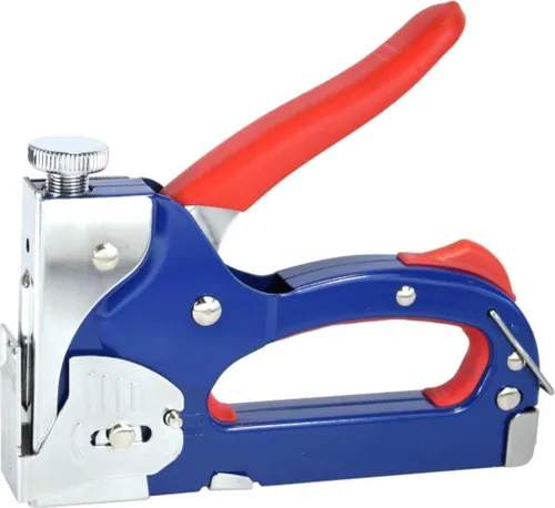 HaWe Handtacker 903.00 - Profi Tacker, Klammergerät mit Schlagkraftregulierung 4 - 14 mm