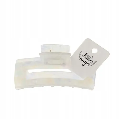 Little Angel Haarklammer Groß in weiß von Little Angel