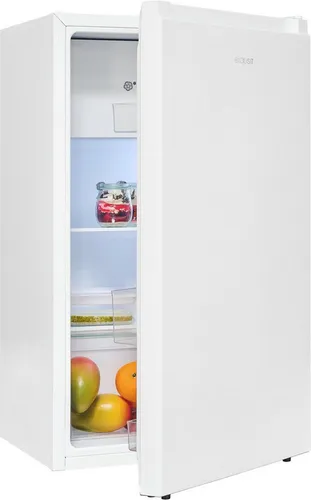 exquisit Kühlschrank KS117-3-011E weiß, kompakte Mini-Kombi für jede Küche