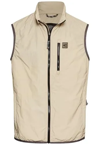 camel active Steppweste VEST beige XXL (58) - Funktionsjacke mit hochwertiger Steppoptik, ideal für den Übergang und bequem dank elastischem Material.
