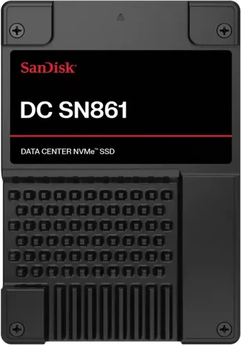 Western Digital Ultrastar DC SN861 3,84 TB NVMe SSD - Festplatte mit 3,84 TB Speicherkapazität und PCIe 5.0 für ultraschnelle Datenübertragungen, ideal für Rechenzentren und anspruchsvolle Anwendungen.