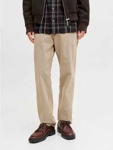 JACK & JONES JPSTKANE HANK CHINO BF Herren-Chinohose, Gr. 34, Länge 32 - Stilvolle Herren-Chinohose von Jack & Jones in crockery. Ideal für lässige Outfits, bequem im relaxed fit und pflegeleicht durch den strapazierfähigen Webstoff.